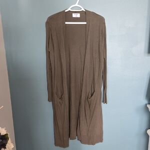 Old Navy Olive Knit Cardigan